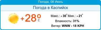 Точный прогноз погоды каспийск