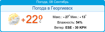 Погода в Георгиевске в октябре ☁ - точный прогноз на « по Цельсию»